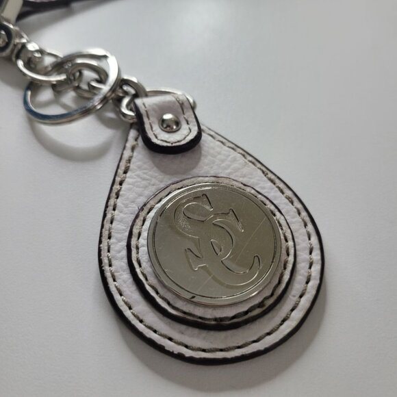 Sophia Caperelli Large Crossbody Shoulder Bag Blue White Pockets Magnet Purse - Picture 9 of 14